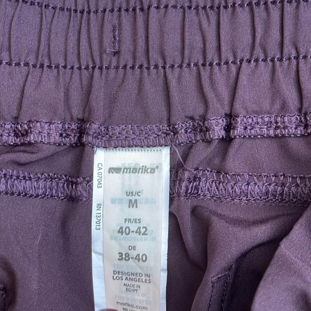 Marika Dark Purple Drawstring Pants size medium - Picture 3 of 7